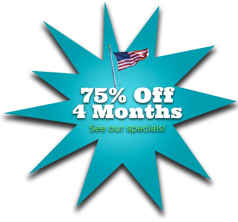 75% Off for 4 months